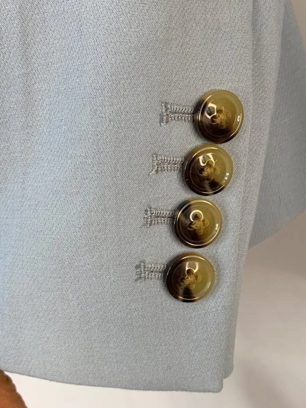 Ann Taylor Matching Blue Blazer & Ankle Pants Suit  8P Jacket 4 Pants Separates - Picture 6 of 15